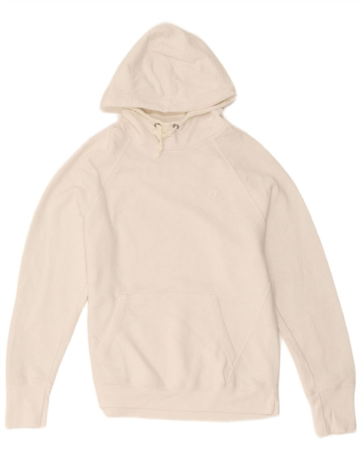Champion Damen Kapuzenpullover UK 14 Mittelweiß