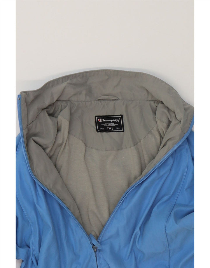 CHAMPION Mens Loose Fit Tracksuit Top Jacket Medium Blue Polyester Vintage Champion and Second-Hand Champion from Messina Hembry 