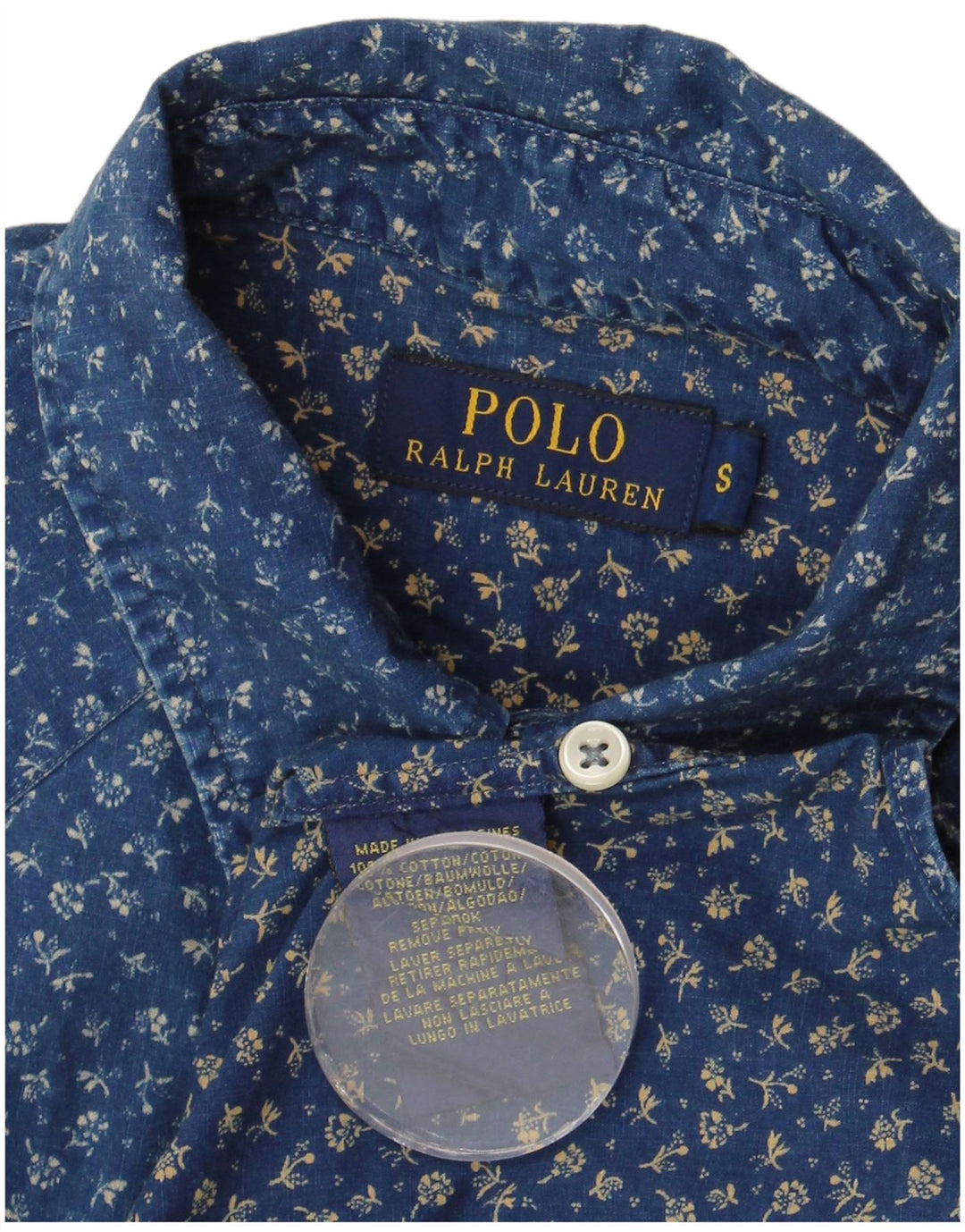 POLO RALPH LAUREN Herrenhemd Kleine blaue Baumwolle