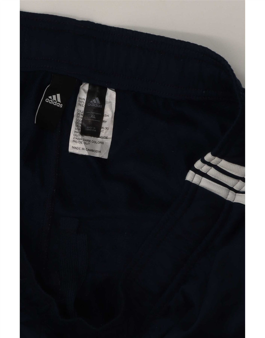 Adidas Herren-Trainingshose XL, Marineblau, Polyester