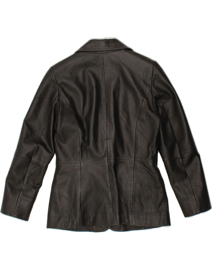 PRIVATE Womens Leather Jacket IT 38 XS Black Leather Vintage Private and Second-Hand Private from Messina Hembry 
