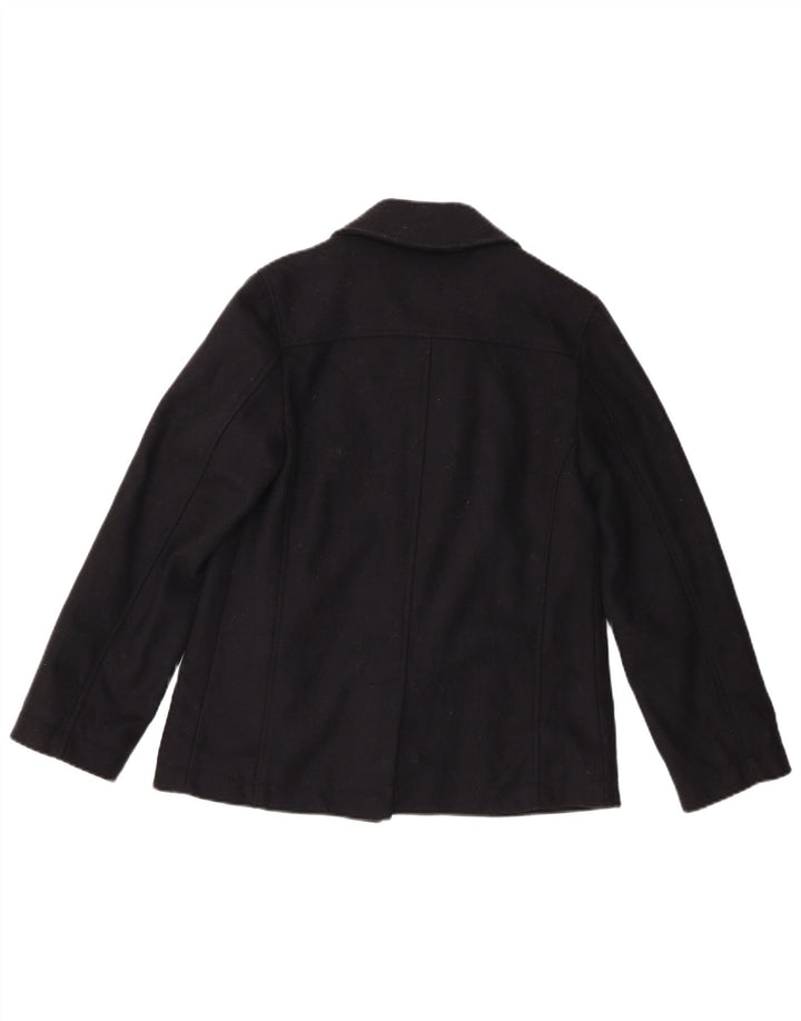 Gant Pea Coat für Mädchen, 11–12 Jahre, XL, marineblaue Wolle