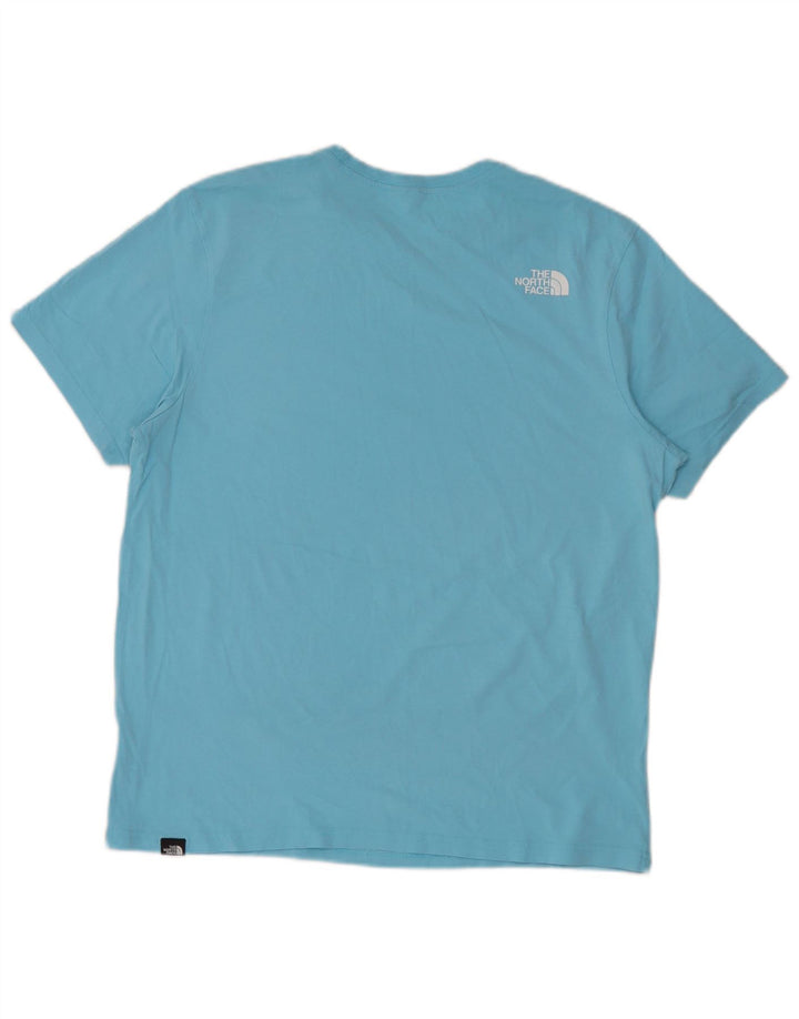 The North Face Herren Grafik-T-Shirt-Oberteil Mittelblau