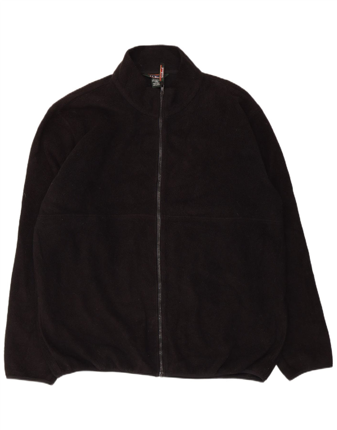 L.L.Bean Herren Fleecejacke UK 42 XL Schwarz Polyester