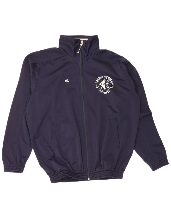 Champion-Trainingsanzug für Jungen, lockere Passform, 15–16 Jahre, marineblaues Polyester