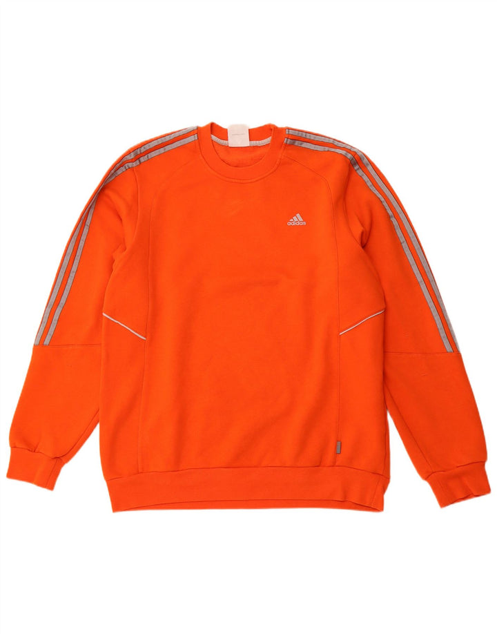 ADIDAS Herren Sweatshirt Pullover Mittelorange Baumwolle