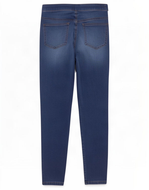Marks & Spencer Damen Jegging-Jeans UK 10 Small W28 L28 Blaue Baumwolle