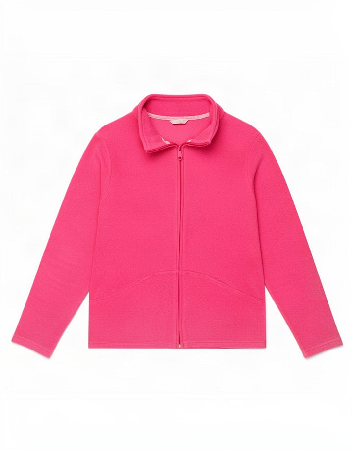 Marks & Spencer Damen Fleecejacke UK 16 Large Rosa Polyester