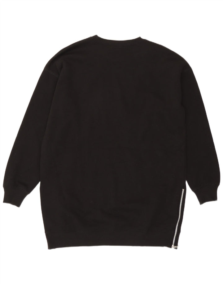 MINT VELVET Damen Sweatshirt Pullover UK 14 Medium Schwarz
