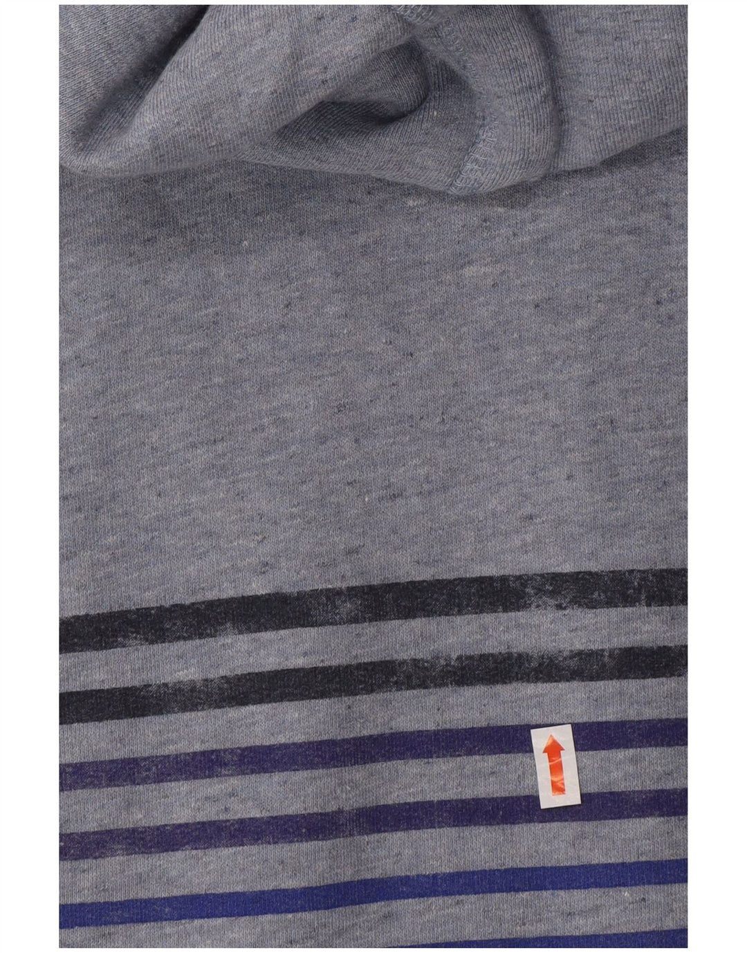 SUPERDRY Herren-Kapuzenpullover mit Grafik, 2XL, blaue Baumwolle