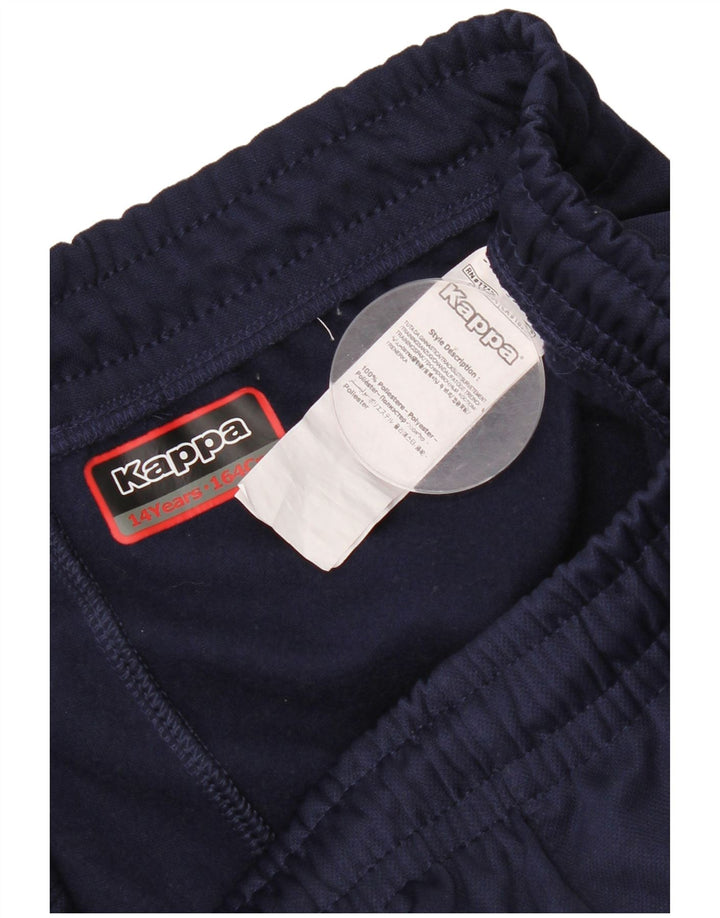 Kappa Capri-Trainingshose für Jungen, 13–14 Jahre, marineblaues Polyester