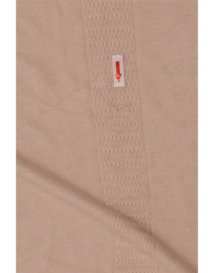 Jigsaw Damen-Pullover mit U-Boot-Ausschnitt, übergroß, Gr. 10, Größe S, Beige, Viskose