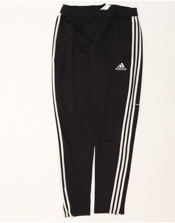ADIDAS Mens Tracksuit Trousers Medium  Black Polyester