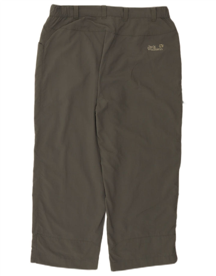 Jack Wolfskin Damen Cargo-Cropped-Hose W32 L23 Khaki Polyamid