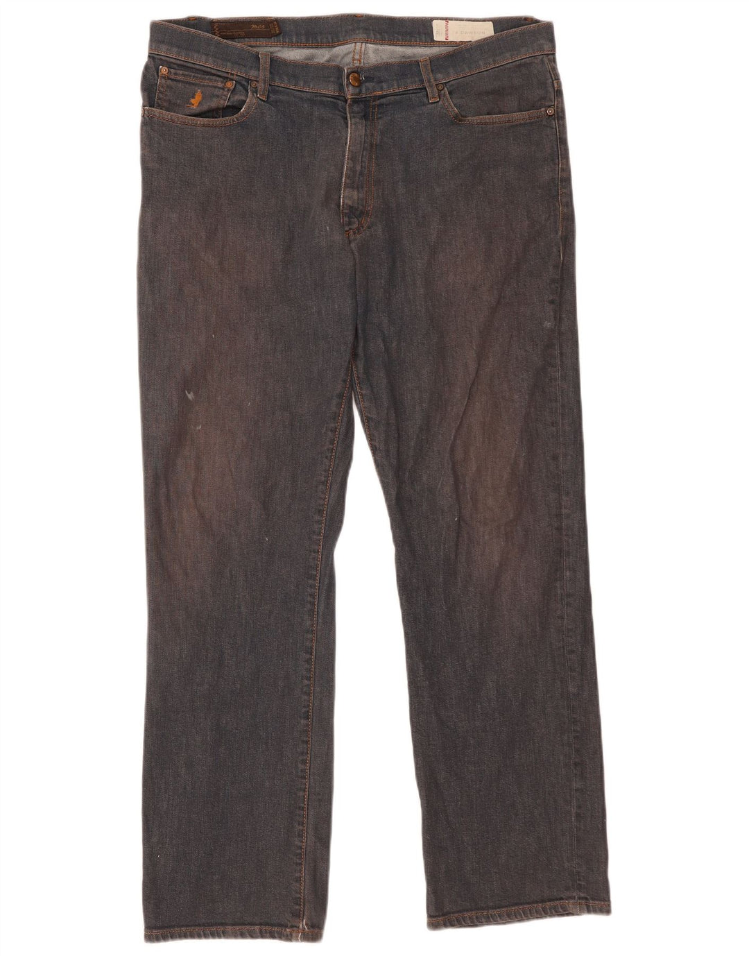 MARLBORO CLASSICS Herren Straight Jeans W38 L34 Blaue Baumwolle