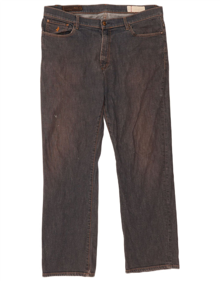 MARLBORO CLASSICS Herren Straight Jeans W38 L34 Blaue Baumwolle