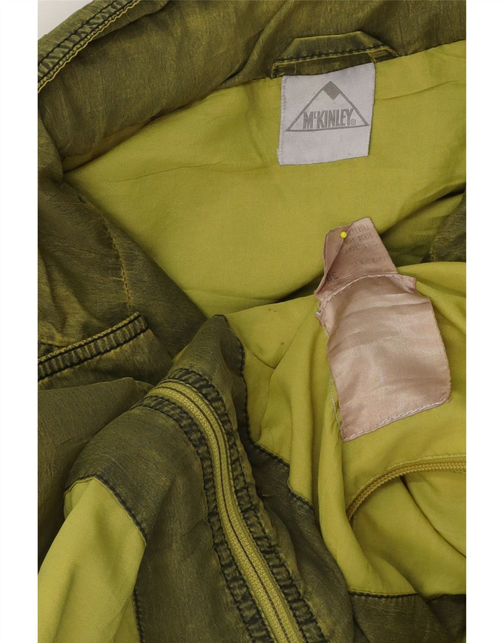 MC Kinley Damen-Übergröße-Utility-Jacke mit Kapuze, EU 38, Mittelgrün