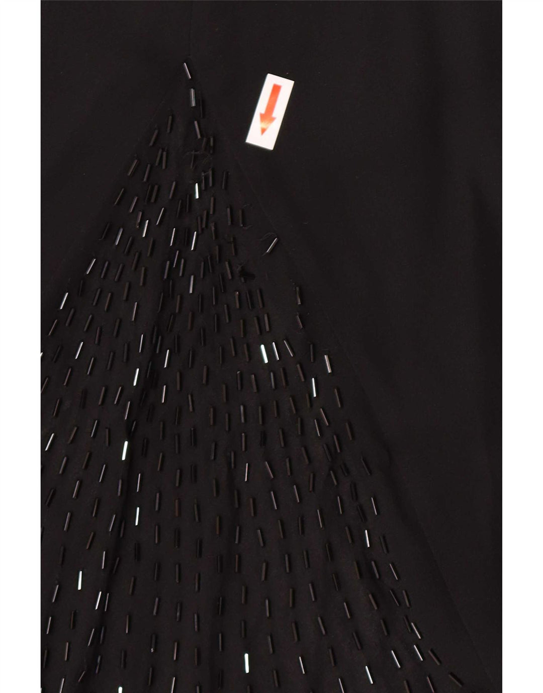 Luisa Spagnoli Damen ausgestellter Rock IT 44 Medium W32 Schwarze Seide