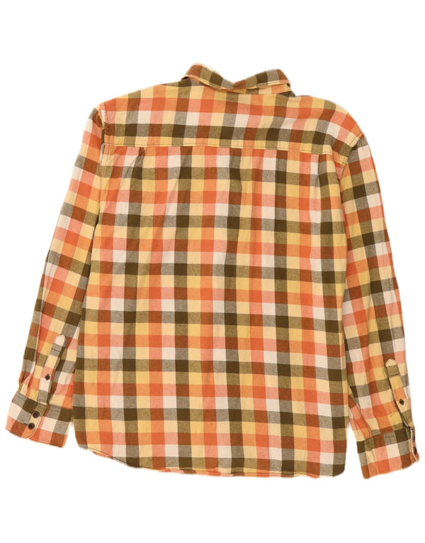 Quiksilver Mens Flannel Shirt 2XL Multicoloured Gingham Cotton