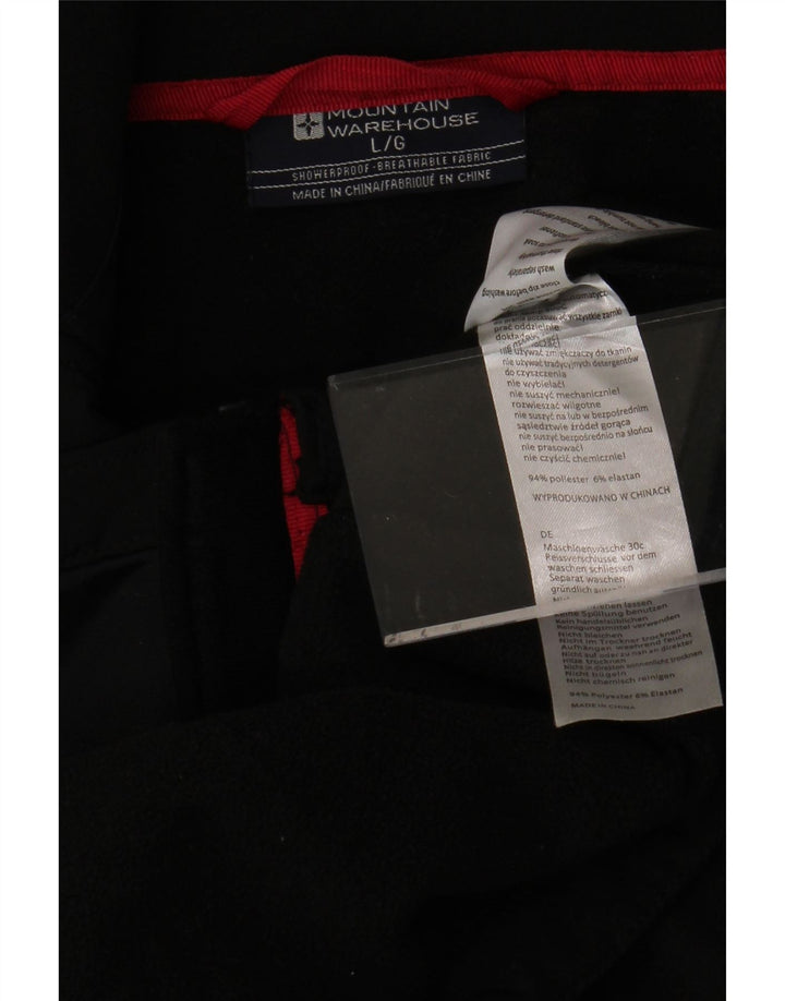 MOUNTAIN WAREHOUSE Herren-Windjacke mit Kapuze, Größe 40, Schwarz