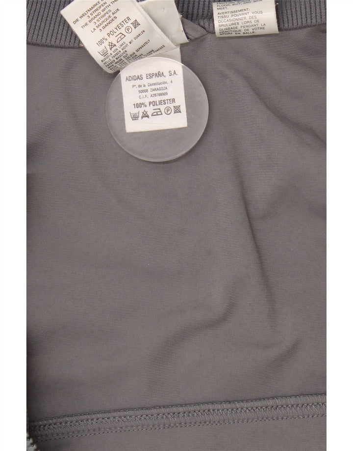 Adidas Herren Trainingsanzug Top Jacke UK 48/50 XL Grau Polyester