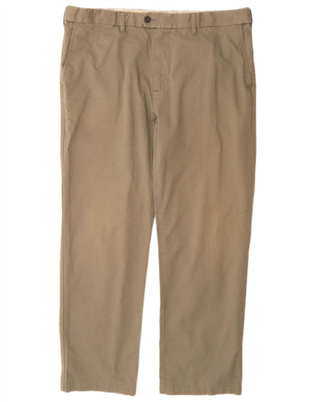 Marks & Spencer Herren-Chinohose mit normaler Passform, W40 L31, graue Baumwolle