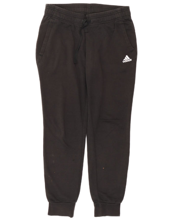 Adidas Damen Trainingshose Jogger UK 8/10 Small Schwarz Baumwolle