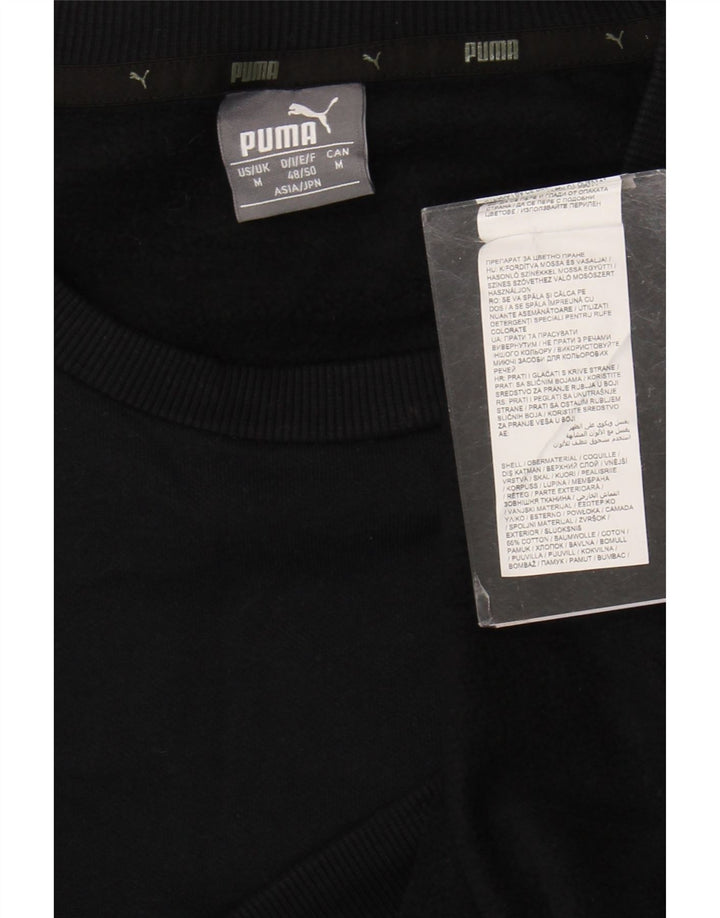 Puma Herren Sweatshirt Pullover Medium Schwarz Baumwolle