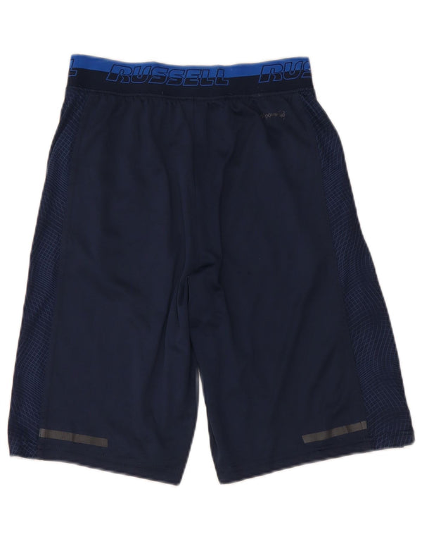 RUSSELL ATHLETIC Dri-Power Sportshorts für Jungen, 14–15 Jahre, XL, Marineblau