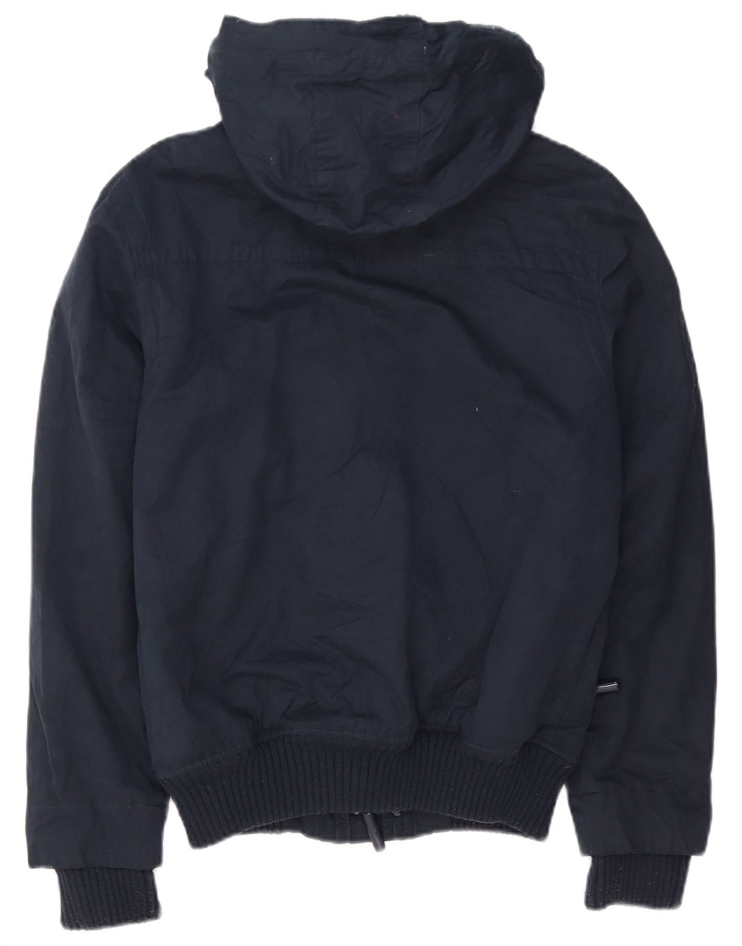 Superdry Herren Windbomber Windjacke mit Kapuze, UK 36, Größe S, Marineblau