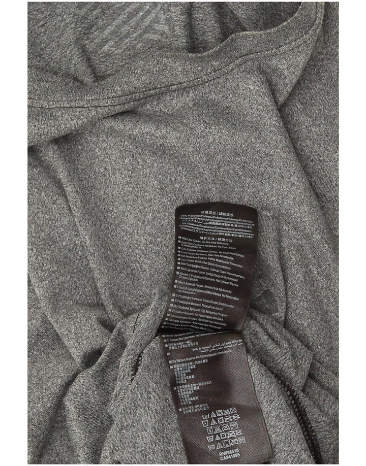 Under Armour Herren Cold Gear Top Langarm Mittelgraues Polyester