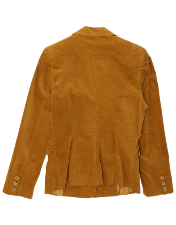 Cristina Gavioli Damen 2-Knopf-Blazerjacke IT 46 Large Brown Spandex