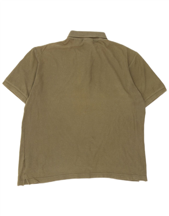 FILA Herren-Poloshirt aus mittlerer Khaki-Baumwolle