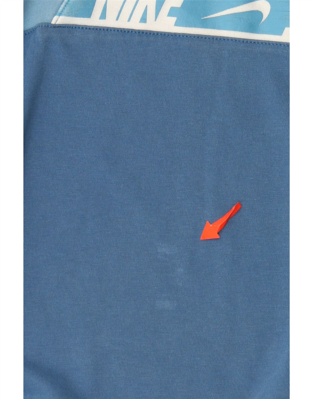 Nike Herren-T-Shirt mit Grafik, mittelblaue Baumwolle