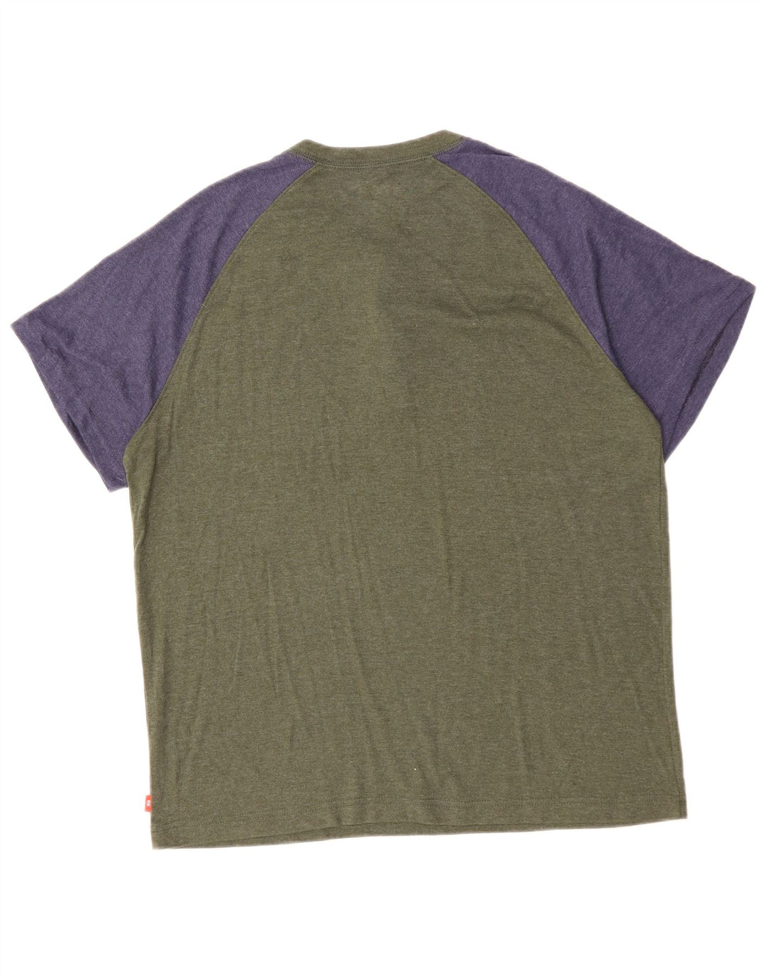 IZOD Herren T-Shirt Top Medium Khaki Colourblock