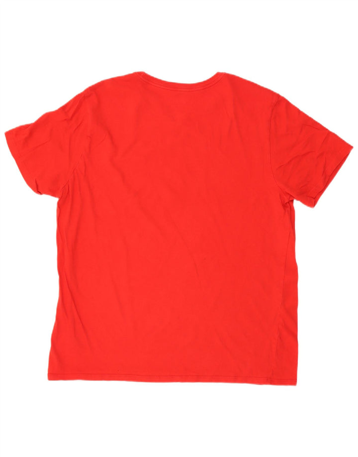 Nike Herren-T-Shirt mit Grafik, XL, rote Baumwolle