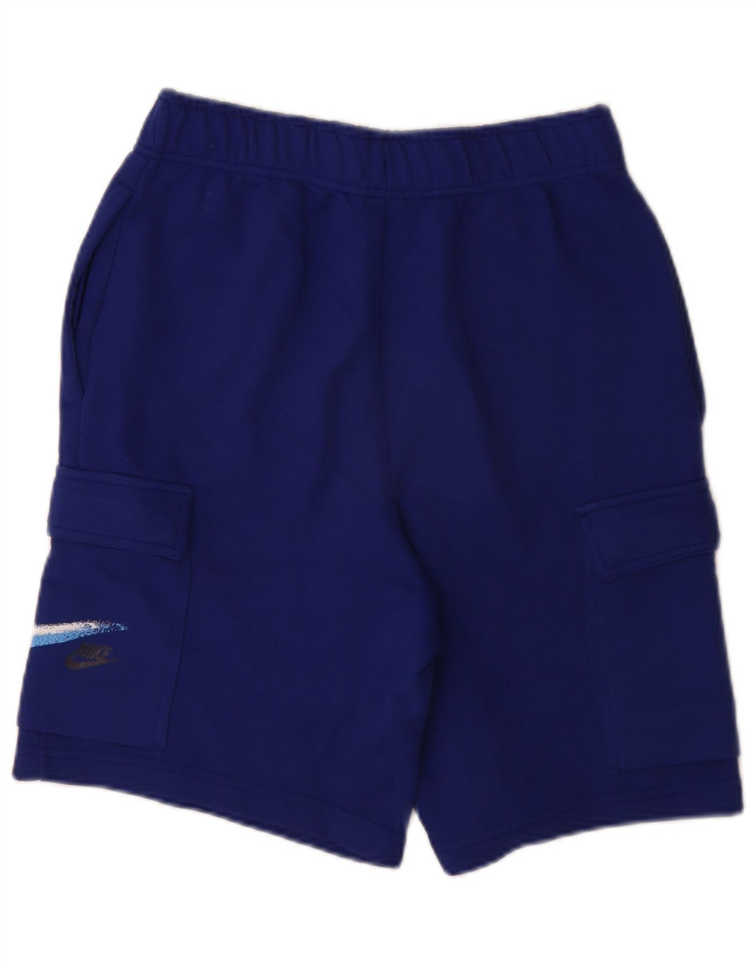 Nike Herren Graphic Sport Shorts XS Blaue Baumwolle