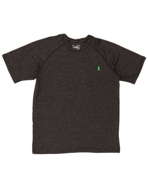 Under Armour Herren Heat Gear T-Shirt Top Large Grau meliert