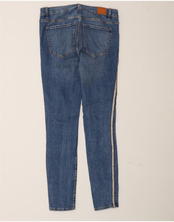 Zara Damen Trafaluc Skinny Jeans EU 36 XS W26 L26 Blaue Baumwolle