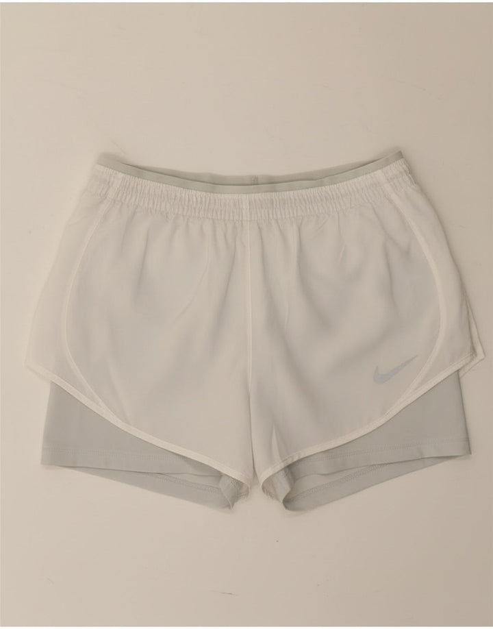Nike Damen Skort UK 10 Small Weiß