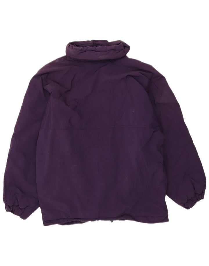 Belfe Damen Übergroßer gepolsterter Mantel UK 12 Medium Purple Nylon