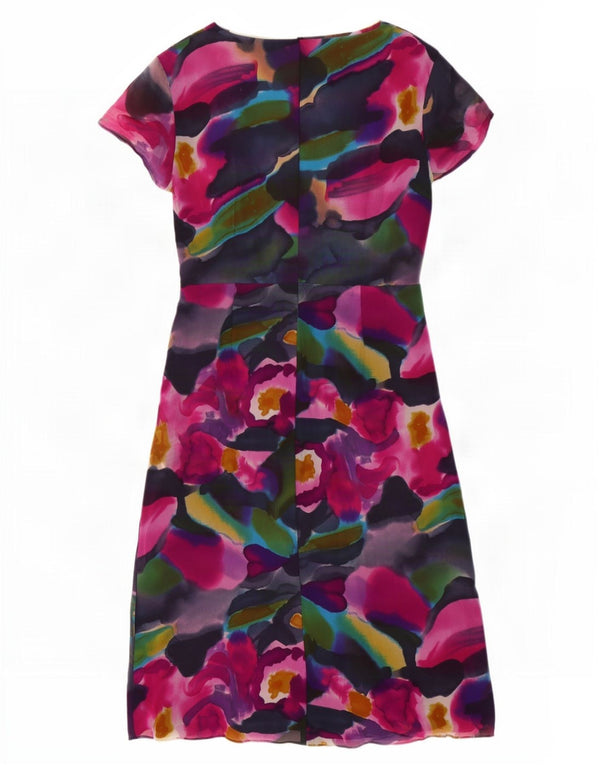 Fenn Wright Manson Damen Etuikleid UK 10 Small Mehrfarbig Tie Dye