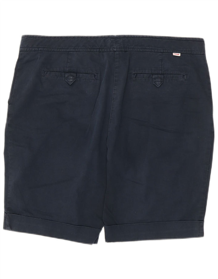 Slam Herren-Chinoshorts IT 48 Medium W38 Marineblaue Baumwolle