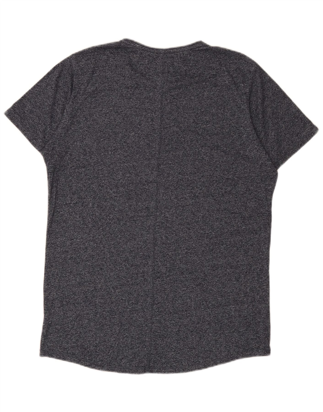 TOMMY HILFIGER Mens T-Shirt Top Medium Navy Blue Flecked Cotton