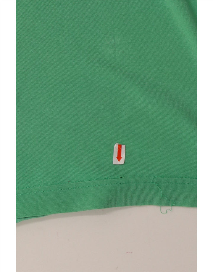 FILA Mens Graphic T-Shirt Top Large Green Cotton