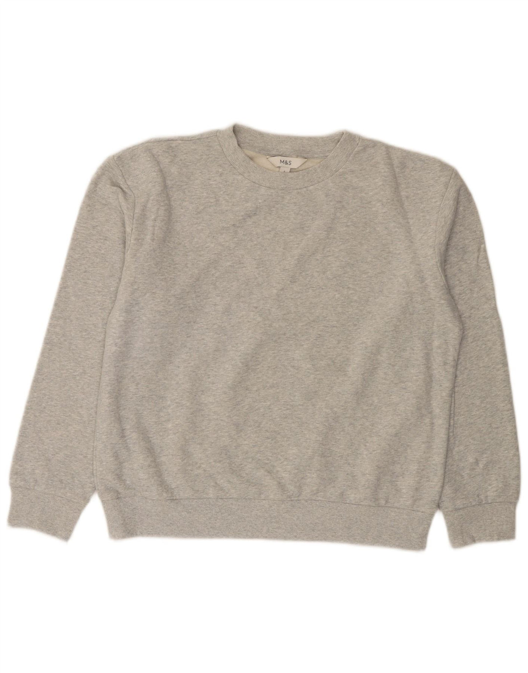 Marks & Spencer Herren-Sweatshirt, Pullover, Größe S, Grau, Baumwolle