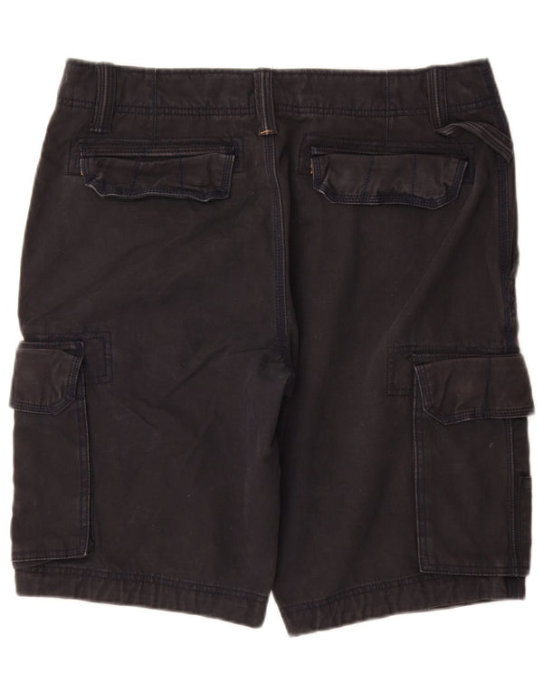 FAT FACE Herren-Cargo-Shorts W34, große marineblaue Baumwolle