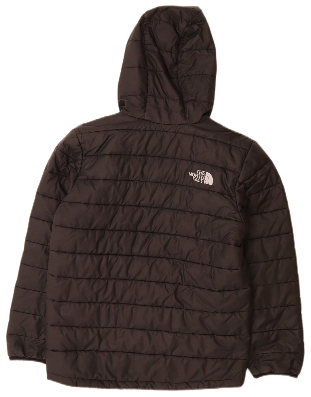 Wattierte Jacke mit Kapuze für Jungen von The North Face, 9–10 Jahre, mittelschwarz, Polyester
