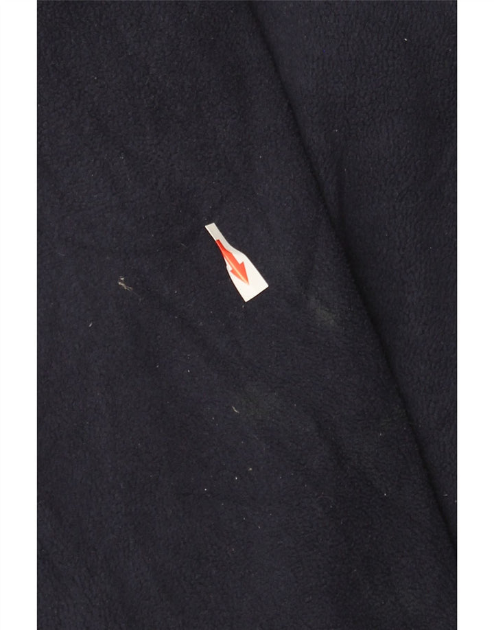 Marks & Spencer Damen Fleecejacke UK 14 Large Marineblau Polyester