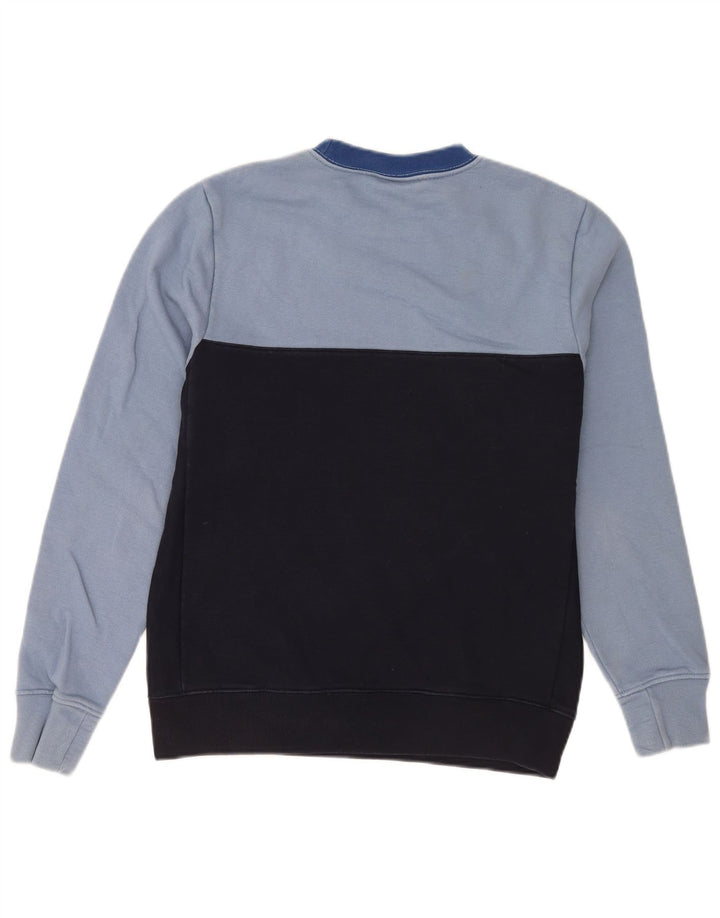 Paul Smith Herren-Sweatshirt mit normaler Passform, klein, blau, Colourblock-Baumwolle